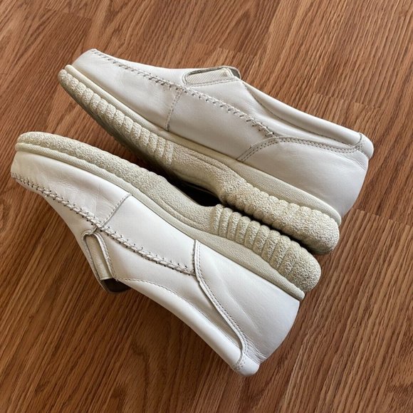 Spring Step Women Shoes White Leather Upper Slip On Sneaker Size 10 - Picture 5 of 12